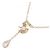Collana Chanel Extrait de No. 5 Pink Gold D'oro - vista 3