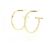 Orecchini a cerchio T Wire Medium di Tiffany & Co. - vista 2
