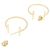 Orecchini a cerchio T Wire Medium di Tiffany & Co. - vista 3