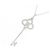Tiffany & Co Collana mini Tiffany Crown Key - vista 3