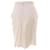 Falda de algodón perforado blanco Chanel  - vista 3