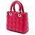 Dior Red Small Lambskin Cannage My ABCDior Lady Dior Rosso - vista 2