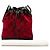 Bucket Gucci Red GG Velvet Web Rosso - vista 7