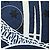 Hermès Blue Eperon d Or Bandana Seidentuch Twilly Blau - Ansicht 6