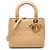 Dior Beige Medium Lambskin Cannage Lady Dior