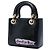 Lady Dior mini in pelle di vitello nera con perline Dior Nero - vista 2
