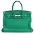 Hermès Green Clemence Birkin Retourne 35 Verde