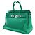 Hermès Green Clemence Birkin Retourne 35 Verde - vista 10