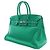 Hermès Green Clemence Birkin Retourne 35 Verde - vista 15