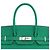 Hermès Green Clemence Birkin Retourne 35 Verde - vista 8