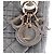 Lady Dior mini in velluto cannage grigio Dior Marrone - vista 5