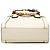 Bolsa Gucci Diana Mini em couro de bezerro branco com alça de bambu Cru - vista 3
