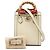 Bolsa Gucci Diana Mini em couro de bezerro branco com alça de bambu Cru - vista 8