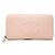 Cartera larga con cremallera Chanel Pink CC Caviar Rosa