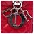Lady Dior in agnello cannage rosso misura Medium - vista 5