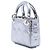 Dior Silver Micro Metallizzato Vernice Cannage Bear Lady Dior Argento - vista 2