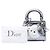 Dior Silver Micro Metallizzato Vernice Cannage Bear Lady Dior Argento - vista 7