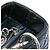 Lady Dior Cannage in vernice blu, misura Medium Blu navy - vista 6