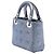 Lady Dior Cannage in agnello iridescente blu mini - vista 2
