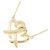 Tiffany & Co Collana Tiffany Loving Heart Interlocking in oro giallo 18K - vista 3