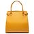 Borsa a mano in pelle gialla Burberry Giallo Senape