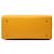 Borsa a mano in pelle gialla Burberry Giallo Senape - vista 3