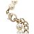 Chanel Gold CC Brass No 5 Strass and Faux Pearl Pendant Necklace Golden - view 4