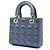Dior Blue Small Satin Cannage Swarovski Lady Dior Blu chiaro - vista 2
