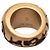 Louis Vuitton Ring aus goldlackiertem Holz Leomonogram Größe S Golden - Ansicht 4