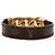 Bracciale Reverso a catena Mono marrone Louis Vuitton - vista 3