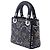 Lady Dior in pelle di vitello nero con ricami di trifogli mini - vista 2