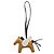Charm per borsa Hermès Brown Milo Agnello Grigri Rodeo Pegase PM Marrone