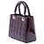 Dior Purple Medium Patent Cannage Lady Dior - view 2