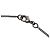 Collana con pendente Chanel Black CC placcato rutenio Nero - vista 5