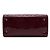 Lady Dior Cannage in vernice rosso misura Medium Bordò - vista 3