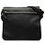Borsa a tracolla Dior Black Diorissimo in pelle goffrata
