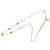 Collana completa a fiore Louis Vuitton placcata oro D'oro