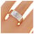 Hermès Hermès Eclipse Ruban Silver Ring  - Ansicht 5