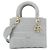 Borsa Christian Dior Lady D-Lite Medium Marrone