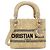 Mini borsa Christian Dior Lady D-Light Beige