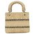 Mini borsa Christian Dior Lady D-Light Beige - vista 2