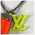 Collana a catena accessorio Louis Vuitton Fluorescent Neon Arancione Giallo - vista 10