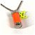 Collana a catena accessorio Louis Vuitton Fluorescent Neon Arancione Giallo - vista 2