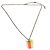 Collana a catena accessorio Louis Vuitton Fluorescent Neon Arancione Giallo - vista 3