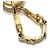Pochette portachiavi Mini Lockit Louis Vuitton D'oro - vista 10