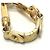 Pochette portachiavi Mini Lockit Louis Vuitton D'oro - vista 11