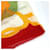 Hermès Stola in cotone multicolore Hermes Rosso Bianco sporco  - vista 7