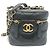 Chanel AS3228 Matelassé Coco Mark 2-Way Vanity Bag Nero