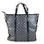 Borsa Tote Louis Vuitton Damier Graphite Tadao Nero - vista 2