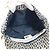 Borsa Fendi Zucchino Logo Flap Bag Bianco Blu navy - vista 13